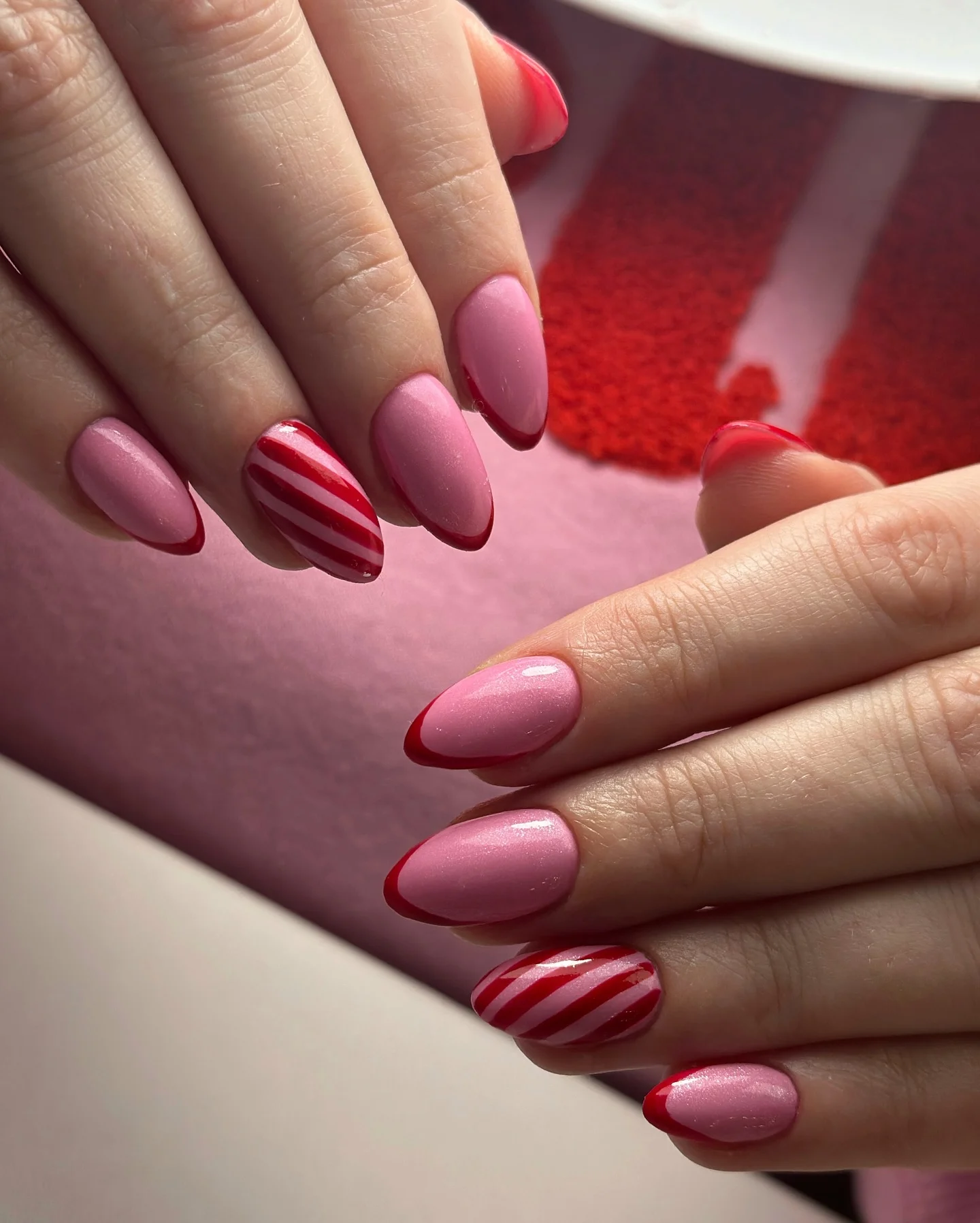 30 Simple Candy Cane Christmas Nail ideas That Look Super Cute 29 Martyna Pawlaks Christmas Nails