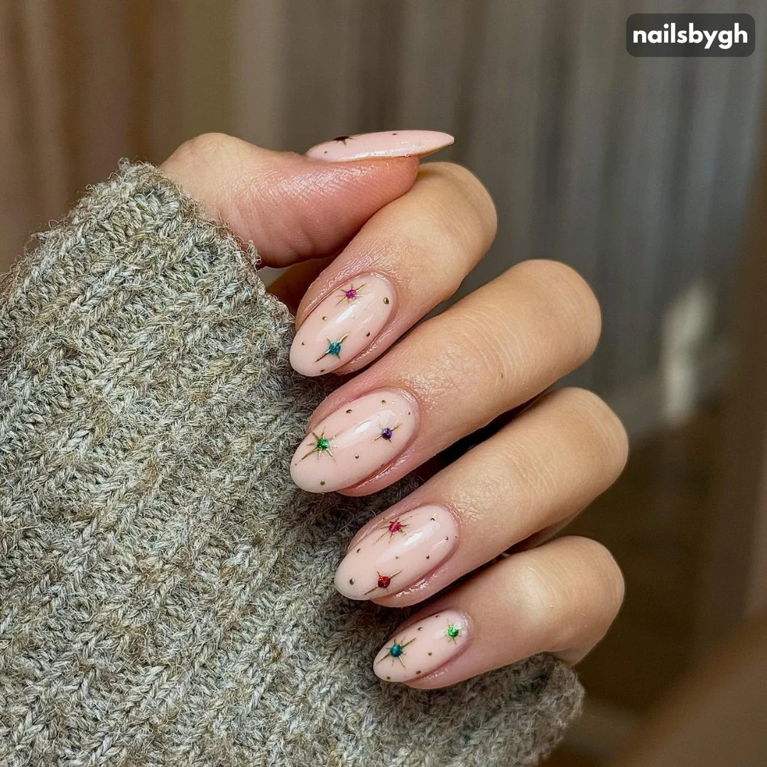 18 Cute & Easy New Year Nails That Look Salon-Perfect 1 Nailsbygh' new year Nail design